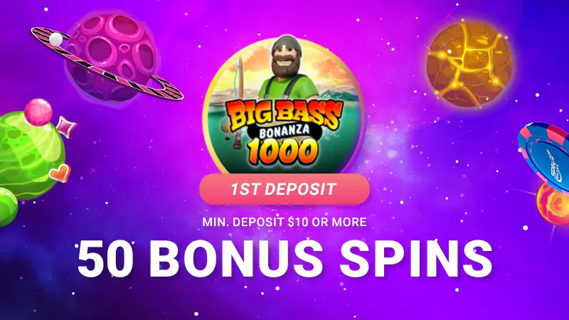 First deposit: 50 bonus spins